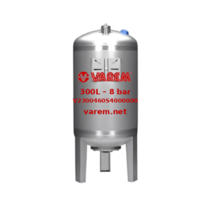 bình tích áp Varem INOX 300L – 8 bar